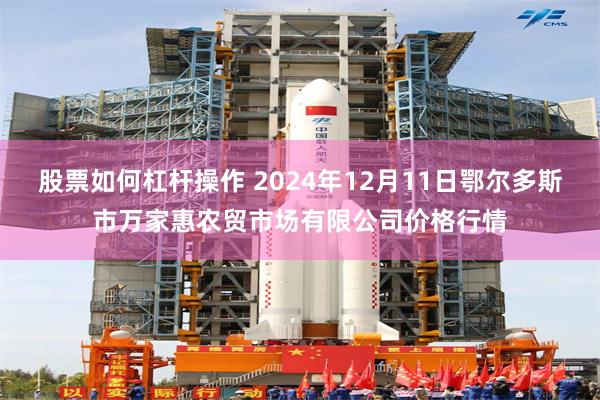 股票如何杠杆操作 2024年12月11日鄂尔多斯市万家惠农贸市场有限公司价格行情