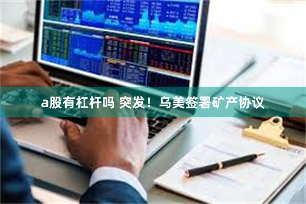 a股有杠杆吗 突发！乌美签署矿产协议