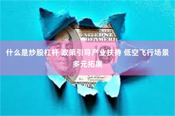 什么是炒股杠杆 政策引导产业扶持 低空飞行场景多元拓展